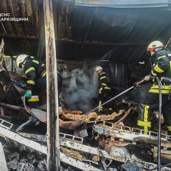 Атака на Лозовую 5 августа. Фото: t.me/dsns_telegram