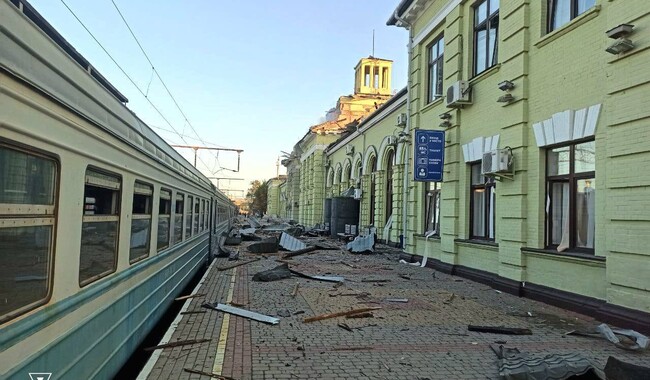 Атака на Лозовую 5 августа. Фото: t.me/dsns_telegram