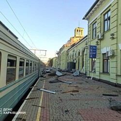 Атака на Лозовую 5 августа. Фото: t.me/dsns_telegram