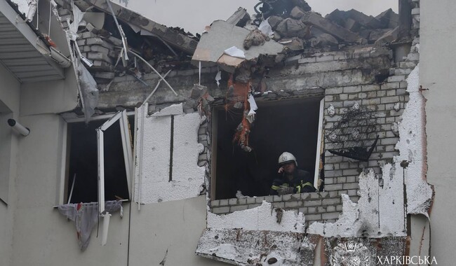 Російський удар по Харкову 18 серпня. Фото t.me/synegubov