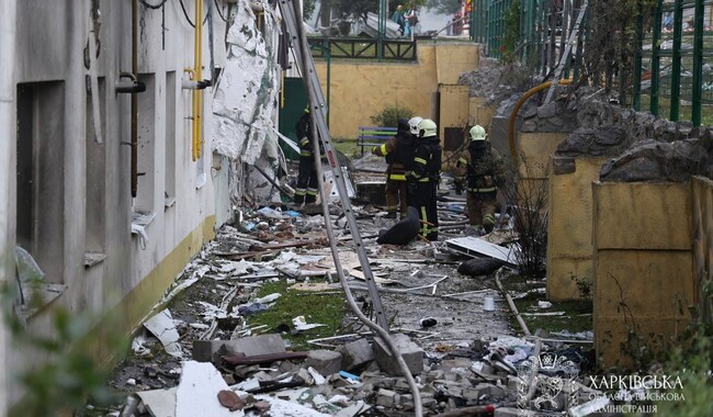Російський удар по Харкову 18 серпня. Фото t.me/synegubov