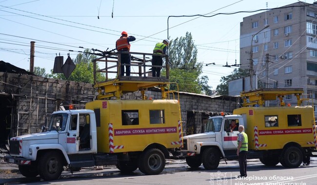 Удар по Запоріжжю 18 серпня. Фото: t.me/ivan_fedorov_zp