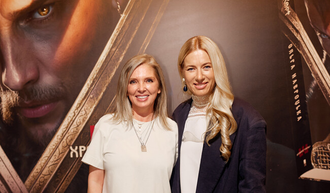 Ольга Навроцкая и Ольга Горбачева Фото: пресс-служба Алана Бадоева