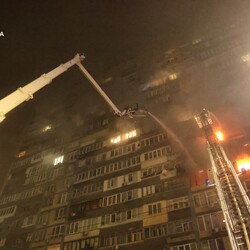 Российский удар 10 октября. Фото: t.me/V_Zelenskiy_official