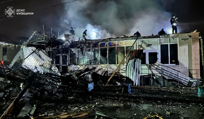 Российский удар 10 октября. Фото: t.me/V_Zelenskiy_official