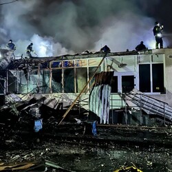 Российский удар 10 октября. Фото: t.me/V_Zelenskiy_official