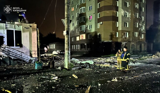 Российский удар 10 октября. Фото: t.me/V_Zelenskiy_official