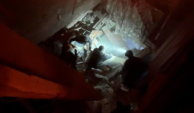 Удар по Каменскому 6 ноября. Фото: t.me/dsns_telegram