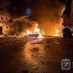 Російський удар по Харкову 19 листопада. Фото: t.me/synegubov