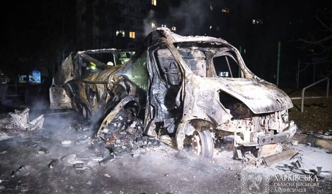 Російський удар по Харкову 19 листопада. Фото: t.me/synegubov