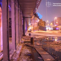 Удар по Запоріжжю 26 лютого. Фото: t.me/ivan_fedorov_zp