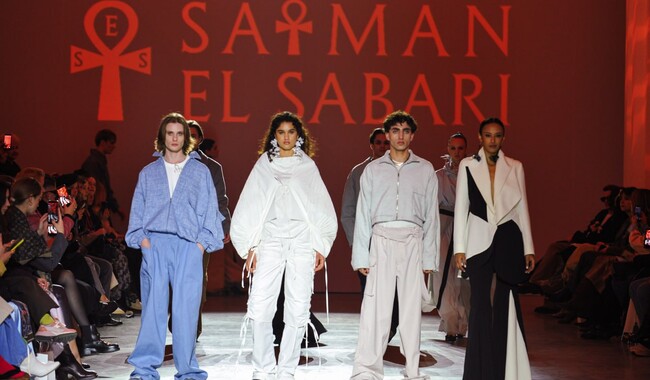 Бренд Saiman El Sabari . Фото: Володимир Босак (Ukrainian Fashion Week)