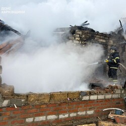 Удар по Балаклее 24 апреля. Фото: t.me/dsns_telegram