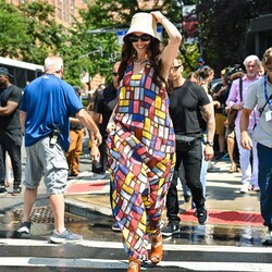 Яркое платье Энди от Gabriela Hearst. Фото GETTY IMAGES