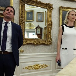 Натали Харп в Овальном кабинете Белого дома 3 февраля 2026 года. Фото: Alex Wong/Getty Images