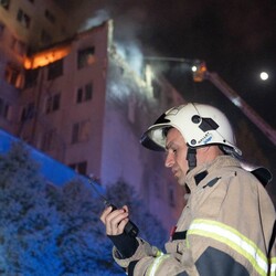 Удар по бизнес-центру в Одессе 1 октября. Фото: t.me/dsns_telegram